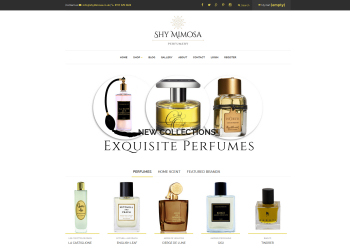Shy Mimosa Perfumery Website Launched